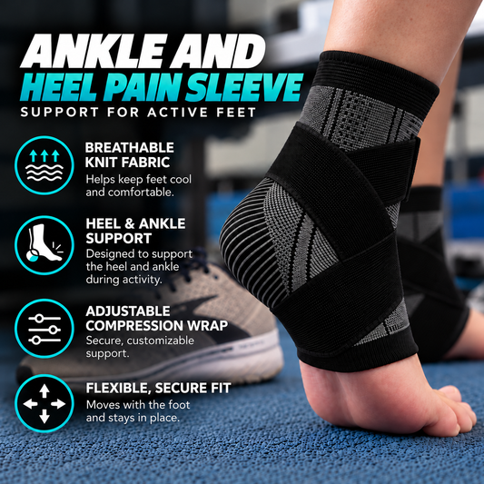 Ankle and heel pain sleeve